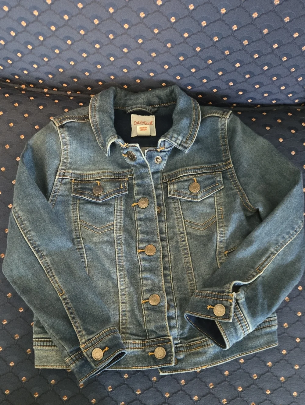 Cat & Jack Girls Denim Jacket in Classic Blue